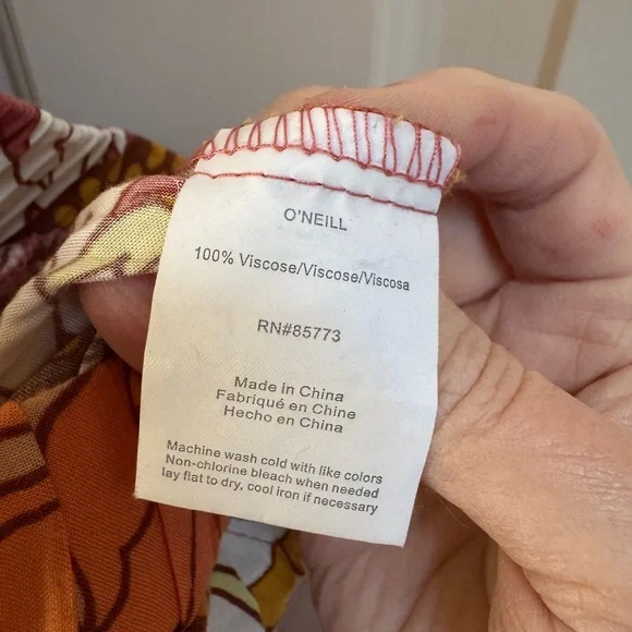 O’neill Averill Crop Sunflower Pants - Picture 5 of 7